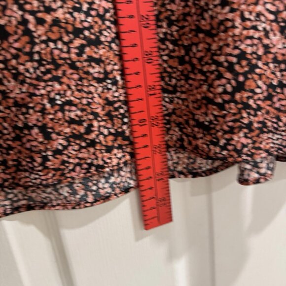 1.STATE Printed Midi Skirt Floral Black Multicolored (SET OF 2) Size X-LARGE XL - Picture 12 of 14